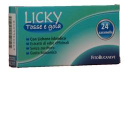 LICKY CARAMELLE ADULTI PER TOSSE E GOLA SENZA ZUCCHERO 70 G - FarmaLucia