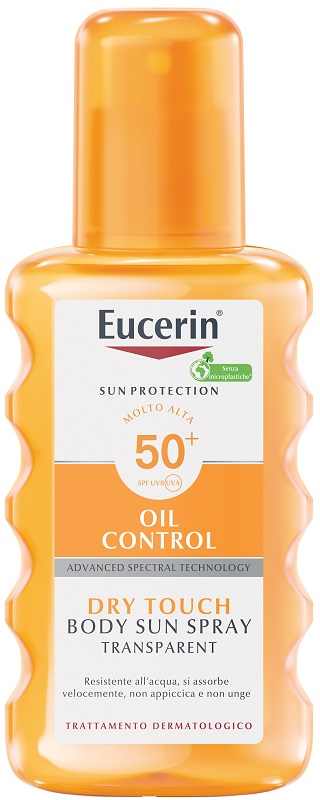 EUCERIN SUN SPRAY TRANSPARENT SPF50 200 ML - FarmaLucia