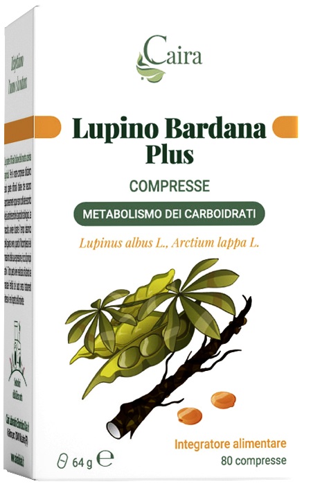 CAIRA LUPINO BARDANA PLUS 80 COMPRESSE DA 0,8 G - FarmaLucia