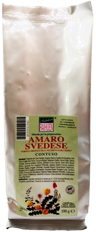 RAIHUEN ERBE SVEDESI CONTUSO PREPARATO PER AMARO SVEDESE 100 G - FarmaLucia