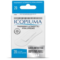ICOPIUMA CEROTTO TRASPARENTE GRANDE 20 PEZZI - FarmaLucia