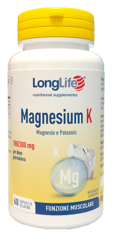 LONGLIFE MAGNESIUM K 60 CAPSULE - FarmaLucia