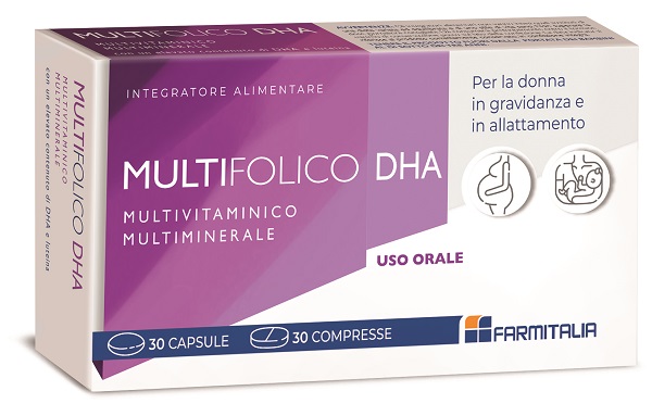 MULTIFOLICO DHA 30 CAPSULE + 30 COMPRESSE - FarmaLucia