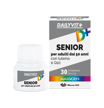 MASSIGEN SENIOR MULTIVITAMINICO E MULTIMINERALE 30 COMPRESSE RIVESTITE - FarmaLucia