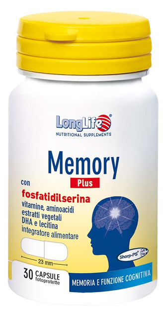 LONGLIFE MEMORY PLUS 30 CAPSULE FOTOPROTETTE - FarmaLucia