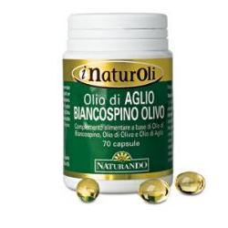 NATUROLI OLIO DI AGLIO BIANCOSPINO OLIVO 70 PERLE - FarmaLucia