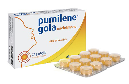 PUMILENE GOLA MIELE LIMONE 24 PASTIGLIE - FarmaLucia