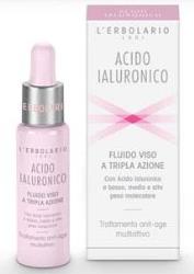 ACIDO IALURONICO FLUIDO VISO A TRIPLA AZIONE TRATTAMENTO ANTIAGE MULTIATTIVO 28 ML - FarmaLucia