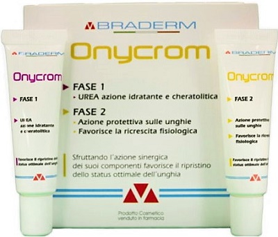 ONYCROM GEL 15+15 ML BRADERM - FarmaLucia