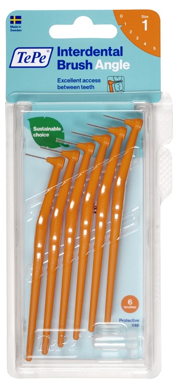 TEPE ANGLE SCOVOLINO ARANCIO 0,45MM 6 PEZZI - FarmaLucia