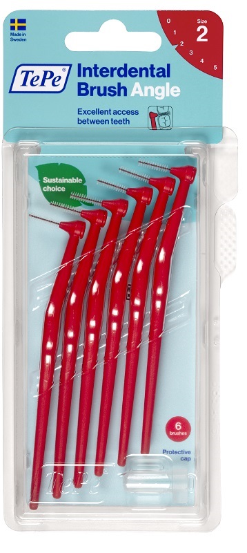 TEPE ANGLE SCOVOLINO ROSSO 0,5MM 6 PEZZI - FarmaLucia