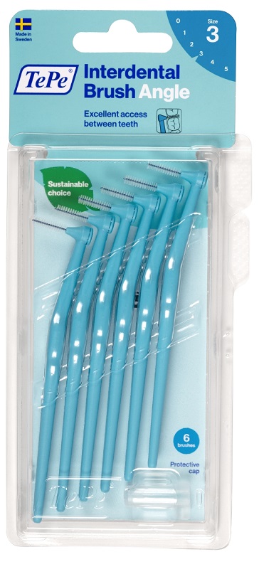 TEPE ANGLE SCOVOLINO BLU 0,6MM 6 PEZZI - FarmaLucia