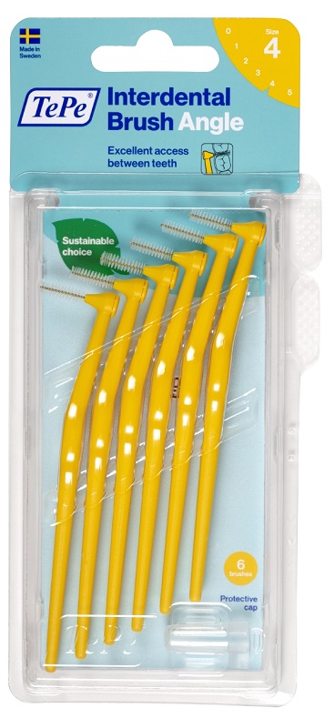 TEPE ANGLE SCOVOLINO GIALLO 0,7MM 6 PEZZI - FarmaLucia