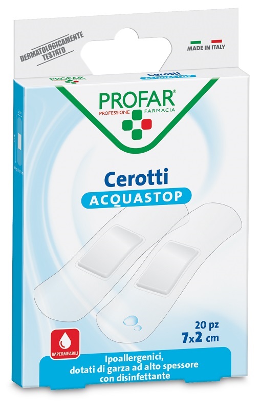 CEROTTO ACQUASTOP MEDI 7X2 CM PROFAR 20 PEZZI - FarmaLucia