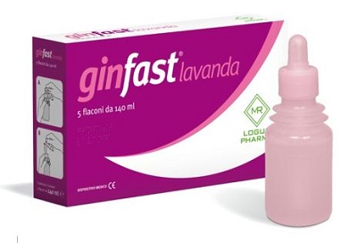 LAVANDA VAGINALE GINFAST CONFEZIONE DA 5 FLACONCINI DA 140ML - FarmaLucia