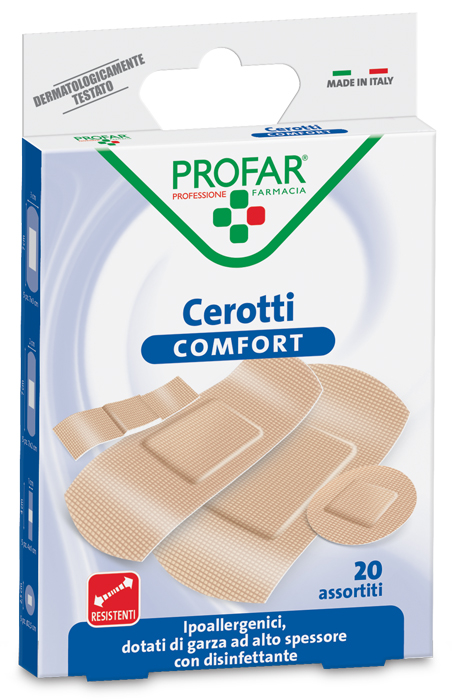 CEROTTO COMFORT ASSORTITI 20 PEZZI PROFAR - FarmaLucia