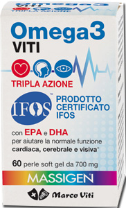 OMEGA3 VITI TRIPLA AZIONE 60 PERLE - FarmaLucia