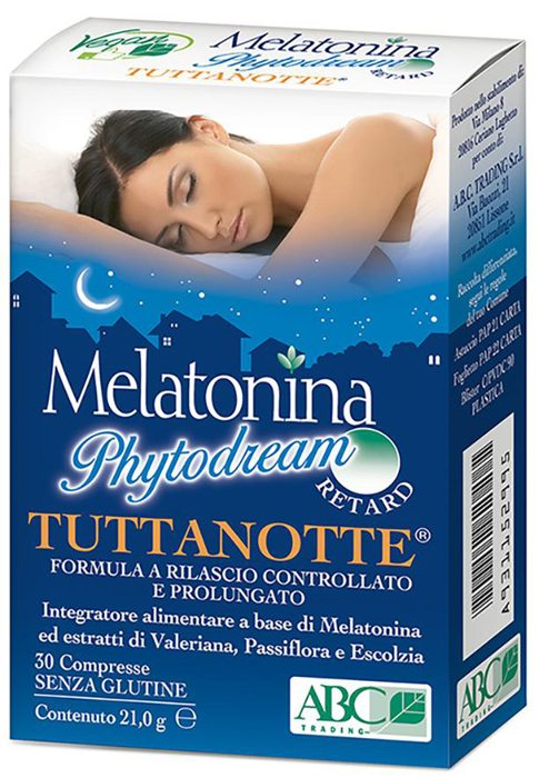 MELATONINA PHYTODREAM TUTTANOTTE RETARD 30 COMPRESSE - FarmaLucia