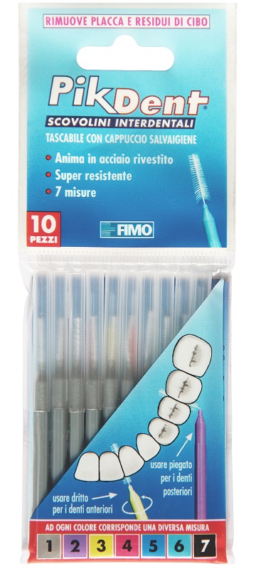 PIKDENT STUZZICOLINO 1 GRIGIO 10 PEZZI - FarmaLucia