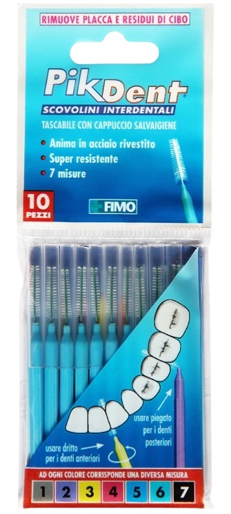 PIKDENT STUZZICOLINO 5 AZZURRO 10 PEZZI - FarmaLucia