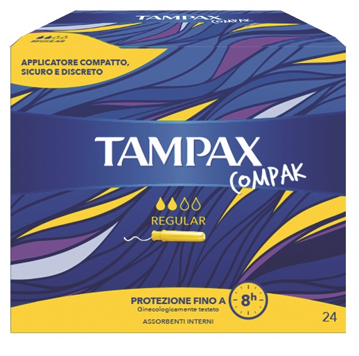TAMPAX COMPAX REGULAR 24 PEZZI - FarmaLucia