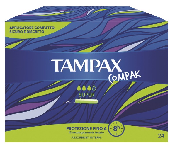 TAMPAX COMPAK SUPER 24 PEZZI - FarmaLucia