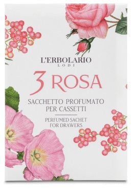 3 ROSA SACCHETTO PROFUMATO PER CASSETTI - FarmaLucia