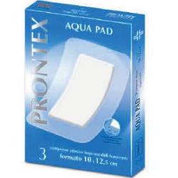 GARZA COMPRESSA PRONTEX AQUA PAD 10X12,5 CM 3 PEZZI - FarmaLucia