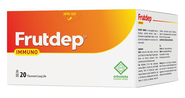 FRUTDEP IMMUNO 20 FLACONCINI 10 ML - FarmaLucia