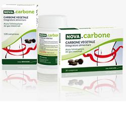 NOVA CARBONE VEGETALE 120 COMPRESSE - FarmaLucia