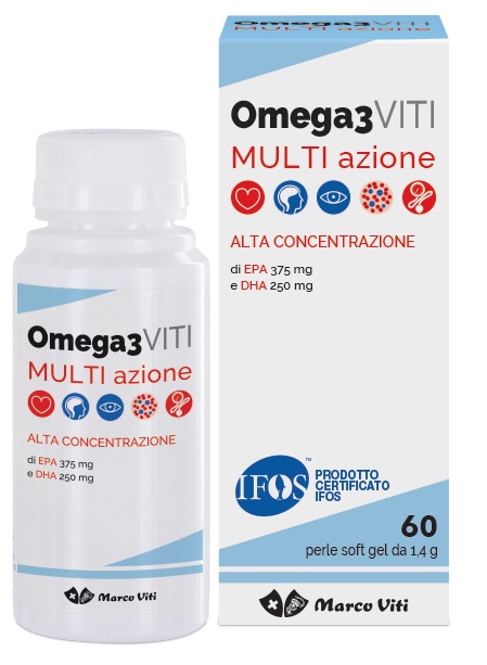 VITI OMEGA3 MULTIAZIONE 60 PERLE - FarmaLucia