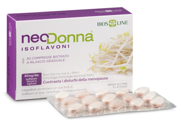 BIOSLINE NEODONNA ISOFLAVONI 60 COMPRESSE - FarmaLucia