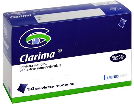 SALVIETTA PERIOCULARE CLARIMA 14 PEZZI - FarmaLucia