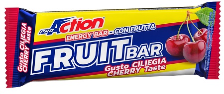 PROACTION FRUIT BAR BARRETTA ENERGETICA ALLA CILIEGIA 40 G - FarmaLucia