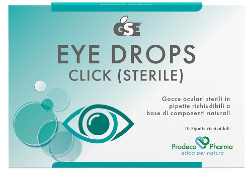 GSE EYE DROPS CLICK GOCCE OCULARI 10 PIPETTE 0,5 ML - FarmaLucia