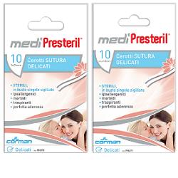 CEROTTO PER SUTURA MEDIPRESTERIL DELICATO TNT 3X75MM 10 PEZZI - FarmaLucia