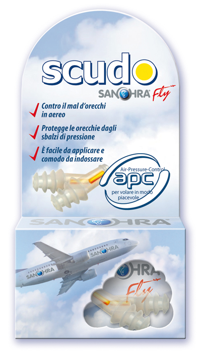 SCUDO SANOHRA FLY FILTRO AURICOLARE 2 PEZZI - FarmaLucia