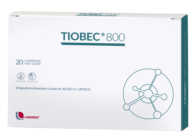 TIOBEC 800 20 COMPRESSE FAST-SLOW 36 G - FarmaLucia