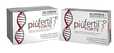 PIU' FERTIL FORTE 180 CAPSULE - FarmaLucia