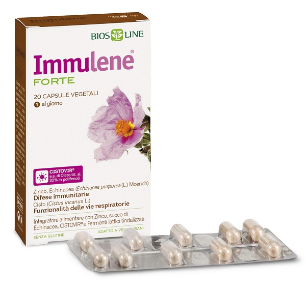 BIOSLINE IMMULENE FORTE 20 CAPSULE - FarmaLucia