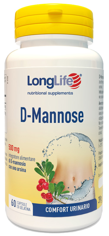 LONGLIFE D-MANNOSE 60 CAPSULE - FarmaLucia