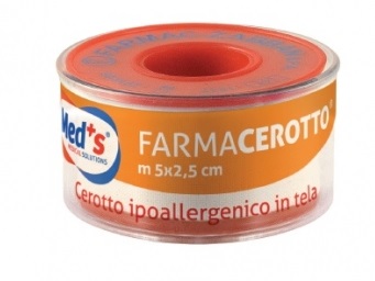 CEROTTO MEDS IPOALLERGENICO TELA 500X2,5 CM SSR - FarmaLucia