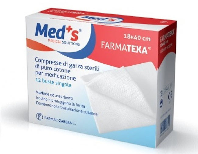 GARZA COMPRESSA MEDS 12/12 18X40CM 12 PEZZI - FarmaLucia