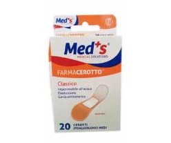CEROTTO MEDS POLIURETANO IPOALLERGENICO CLASSICO MEDIO 20 PEZZI - FarmaLucia