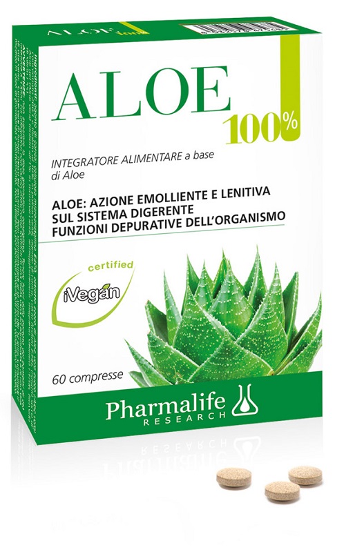 ALOE 100% 60 COMPRESSE - FarmaLucia