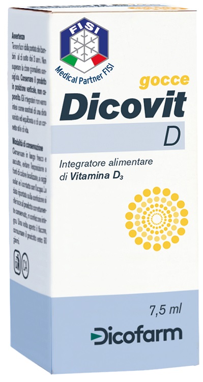 DICOVIT D VITAMINA D3 7,5 ML - FarmaLucia
