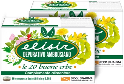 ELISIR DEPURATIVO AMBROSIANO 80 COMPRESSE 21,20 G - FarmaLucia
