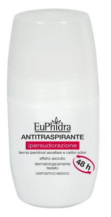 EUPHIDRA DEODORANTE IN EMULSIONE IN FLACONE ROLL-ON CON ASTUCCIO ANTITRASPIRANTE 50 ML - FarmaLucia