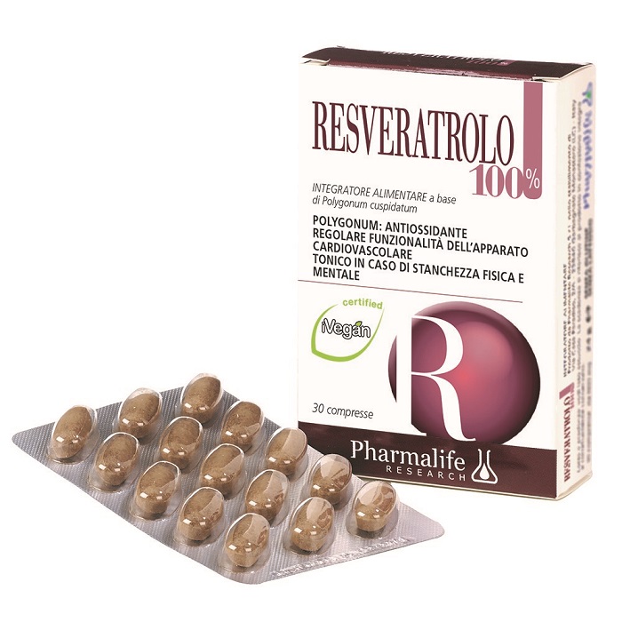 RESVERATROLO 100% 30 COMPRESSE - FarmaLucia