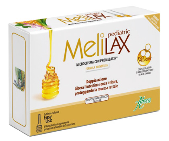 MELILAX PEDIATRIC MICROCLISMI 6 PEZZI 5 G - FarmaLucia